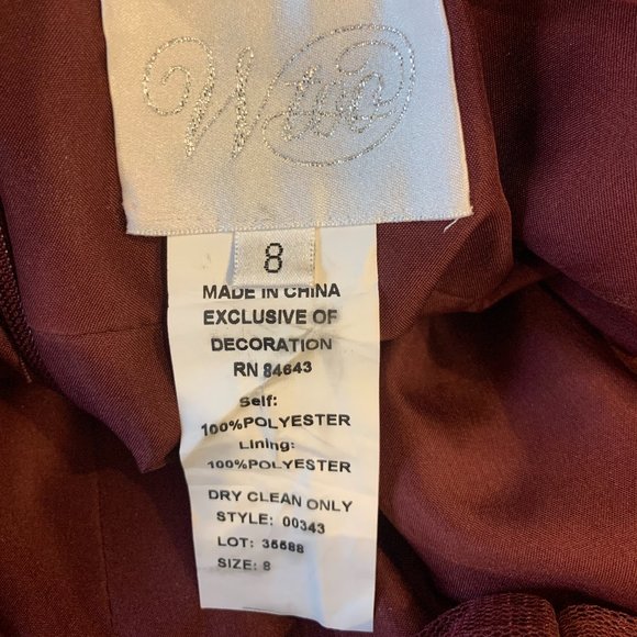 Wtoo by Watters Bridesmaid Dress Style 343 - Picture 6 of 8